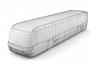 VIVAIR 88W Low Poly Bus 3Dモデル