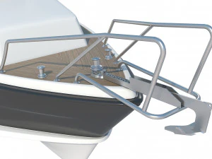 Traditional Croatian Sea Boat 3D Model
