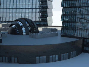 Business Centre 3D Model