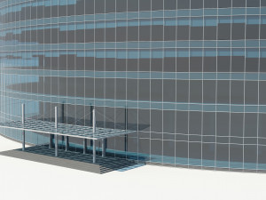 Generic Skyscraper Tower 3D Модель