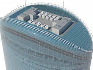 Generic Skyscraper Tower 3D Модель