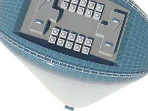 Genel G&ouml;kdelen Kulesi 3D Model