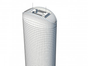 Generic Skyscraper Tower 3D Модель