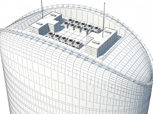 Genel G&ouml;kdelen Kulesi 3D Model