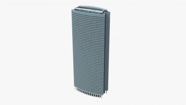 Skyscraper 3D-Modell .c4d .max .obj .3ds .fbx .stl .blend 