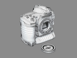 NIkon D5 Body 3D 模型