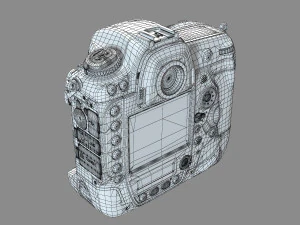 NIkon D5 Body 3D Model