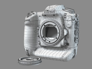 NIkon D5 Body 3D 模型