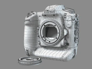 NIkon D5 Body 3D Model