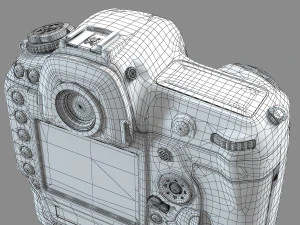 NIkon D5 Body 3D Model