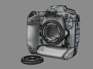 NIkon D5 Body 3D 模型