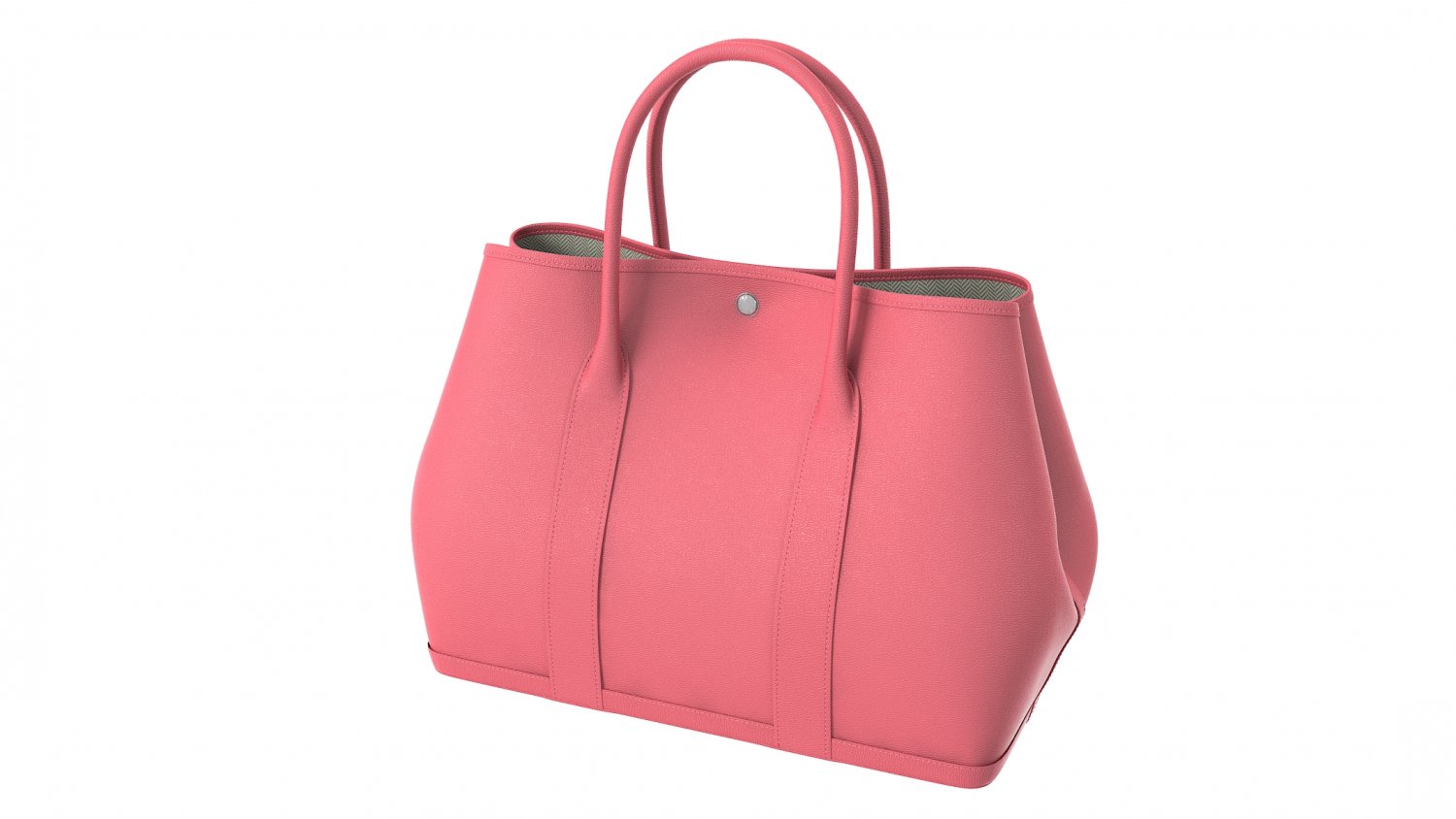 Hermes Pink Leather Garden Party 36 Bag 3D Model in Other 3DExport