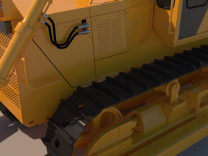 Chtz buldozer 3D Model