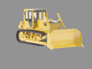 Chtz buldozer 3D Model