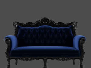 Belle de Fleur French Love Seat Modelo 3D