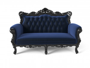 Belle de Fleur French Love Seat Modello 3D