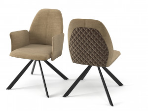 Robin swivel Chairs set 3D मॉडल