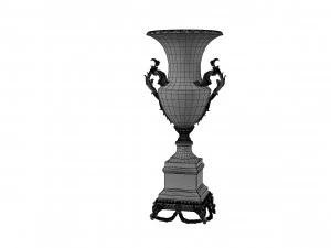 Golden Vase 3D Model