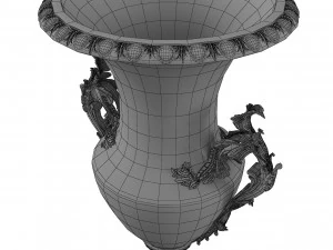 Golden Vase 3D Model