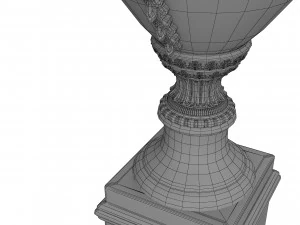 Golden Vase 3D Model
