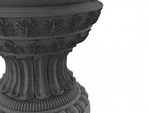 Golden Vase 3D Model