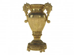 黄金の花瓶9 3Dモデル