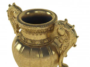 Golden Vase9 3D Model