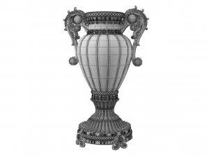 Golden Vase9 3D Model