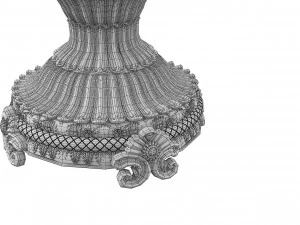 Golden Vase9 3D Model