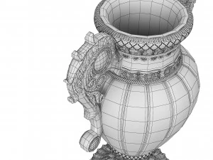 Golden Vase9 3D Model