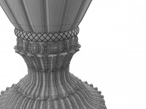 Golden Vase9 3D Model