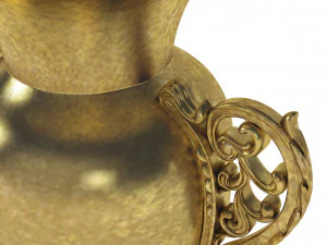 Golden Vase3 3D Model