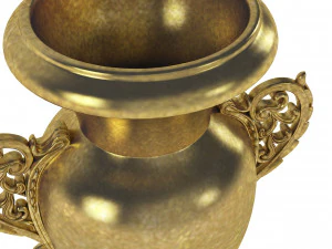 Golden Vase3 3D Model