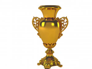 Golden Vase3 3D Model