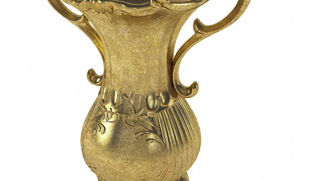 Golden Vase1 Modelo 3D .c4d .max .obj .3ds .fbx .stl .blend 