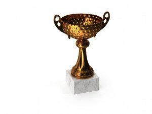 Golf ball vase cup 3D Model