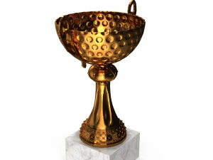 Golf ball vase cup 3D Model