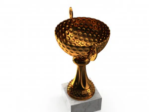 Golf ball vase cup 3D Model