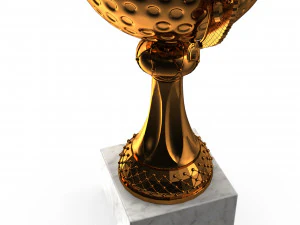 Golf ball vase cup 3D Model