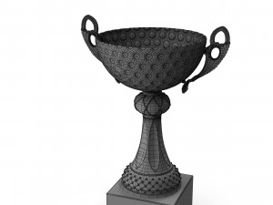 Golf ball vase cup Modello 3D