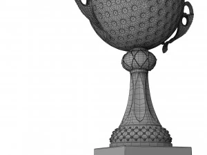 Golf ball vase cup 3D Model