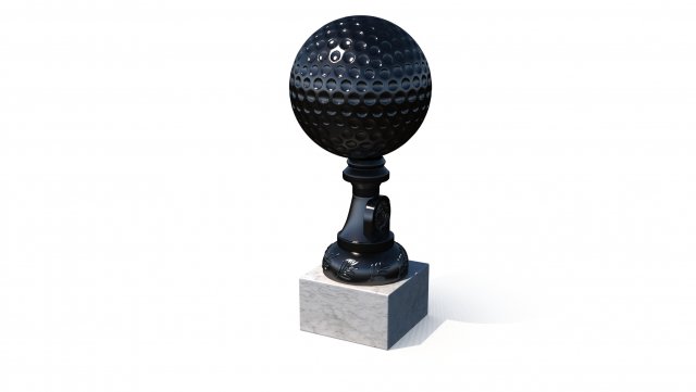 Golf winner sport cup Modelo 3D .c4d .max .obj .3ds .fbx .stl .blend 