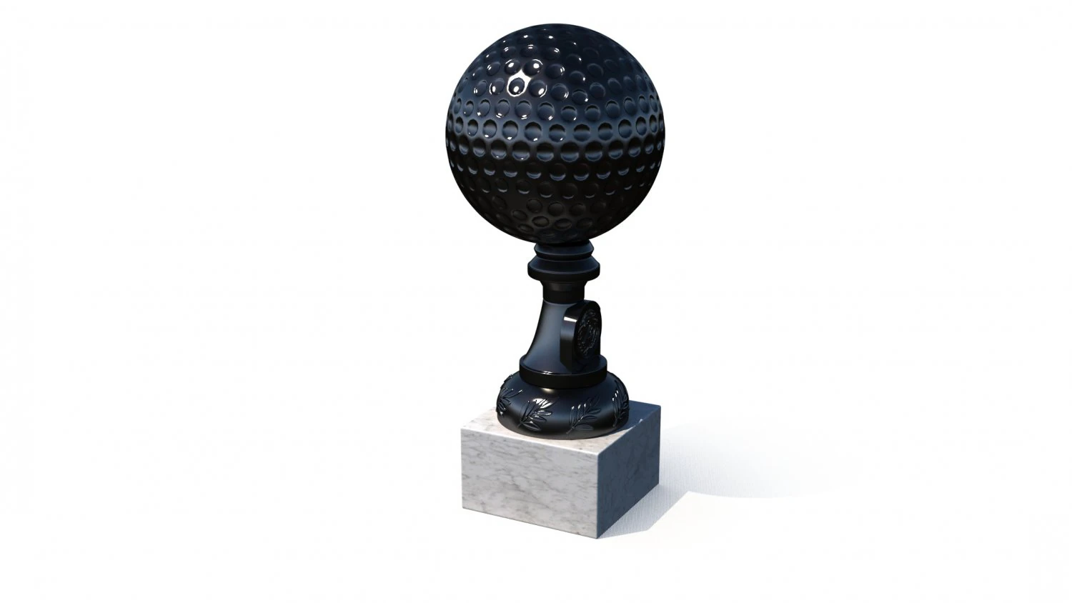 Golf winner sport cup 3D Model .c4d .max .obj .3ds .fbx .stl .blend 