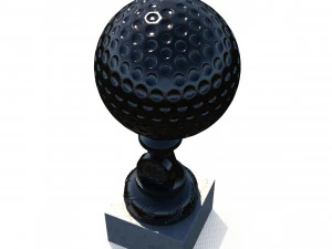 Golf winner sport cup 3D Model