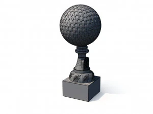 Golf winner sport cup 3D Model