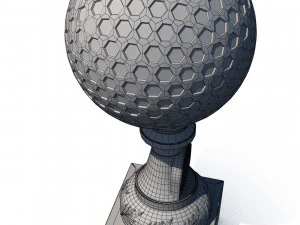Golf winner sport cup 3D Model