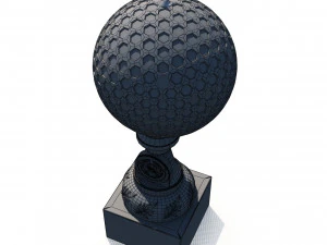 Golf winner sport cup 3D Model