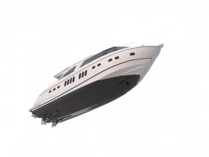 Luxury yacht Concept 3D Model