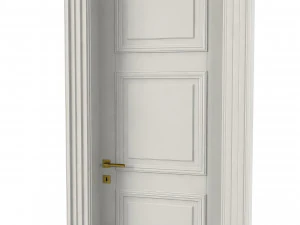 Traditional Room Door 3D Model