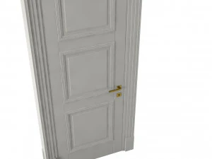 Traditional Room Door 3D Model
